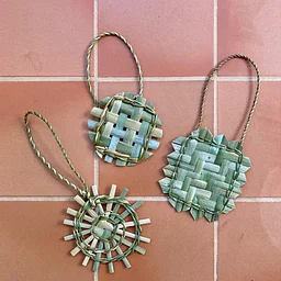 Basketwoven Ornaments WORKSHOP with Angela Eastman