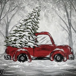 Paint n' Sip: Truckin’ In Christmas