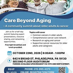 Care Beyond Aging-A community summit about older adults & cancer