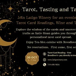 Tarot, Tastings and Tacos