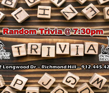 Team Trivia Thursday!