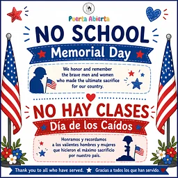 Memorial Day / Día de Recuerdo