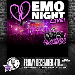 EMO NIGHT: ALL AMERICAN THROWBACKS