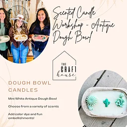 Fall Dough Bowl Candle Pouring Workshop