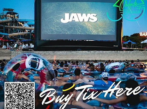 Jaws on the Water – Floating Movie Night at Volente Beach | Austin TX