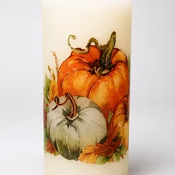 Decoupage Candle – Halloween Edition