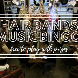 Hair Bands Music Bingo