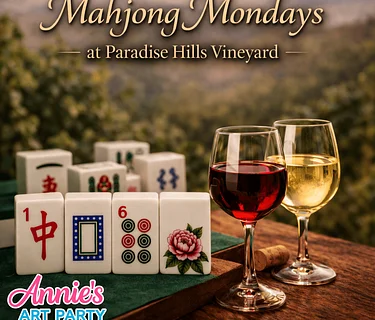 Mahjong Monday at Paradise Hills Vineyard