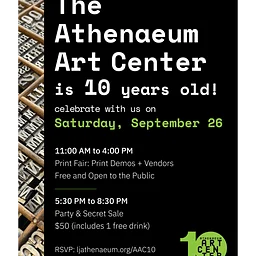 Athenaeum Art Center's 10th Anniversary Celebration