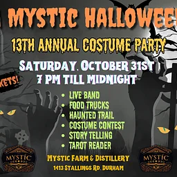 A Mystic Halloween Costume Party & Haunted Trail