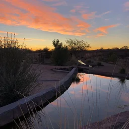 Summer Sunsets at Mission Garden