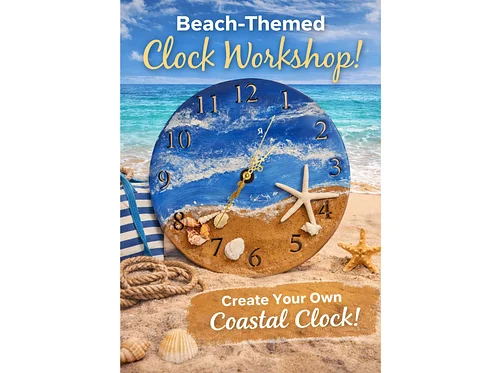 Beach Theme Clock Workshop