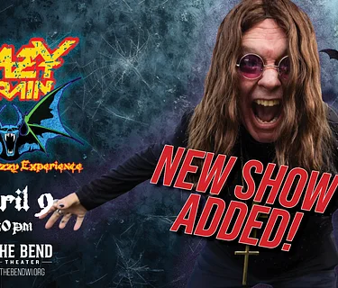 Crazy Train – America’s Ozzy Experience April 9th