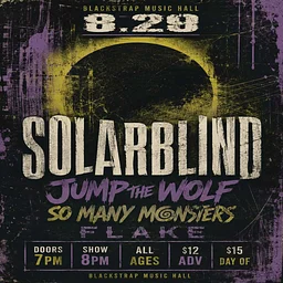 Solarblind / Jump The Wolf / So Many Monsters / Flake