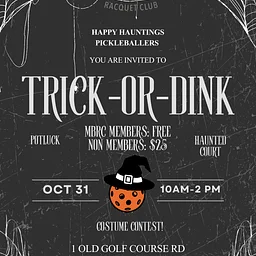 Trick-or-Dink Halloween Social
