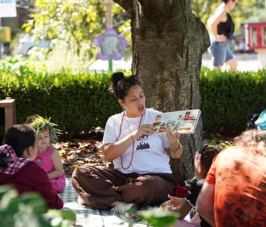 Storytime Stretches at Urban Farm Open Hours