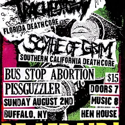 TRACHEOTOMY / SCYTHE OF GRIM / BUS STOP ABORTION / PISSGUZZLER