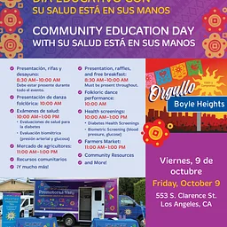 Su Salud Está en Sus Manos | Community Education Day