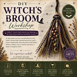 DIY Witches Broom Workshop with All Ways Arts