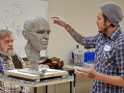 BAA 2-Day Portrait Sculpture Workshop with Artist Kevin Chambers