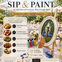 Sip & Paint at The Mansion with Arthur Jens