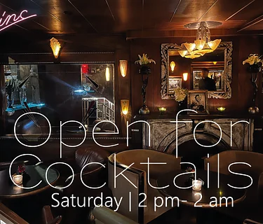 Open for cocktails