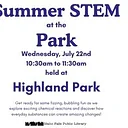 Summer STEM at the Park