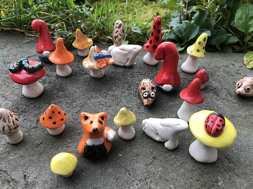 Intergenerational Clay Fairy Garden Fun Workshop with Sue Flanders