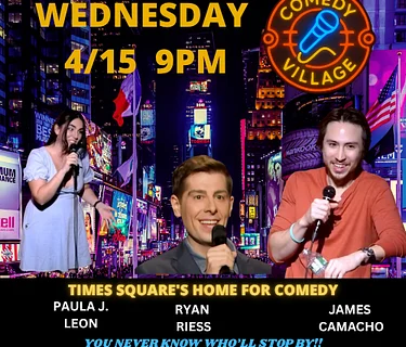 NYC Stand-Up | Wed, April 15th @9 PM