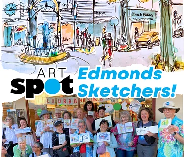 Edmonds Sketchers! Meet Up: Edmonds Boat Lift & Marina Beach