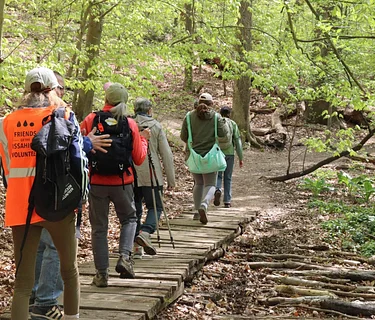 Hike and Book Discussion: Bridges and Crossings with Lisa Kleiman, Jean McWilliams, and Pat Jacona