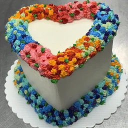 Rosette Wreath Cake