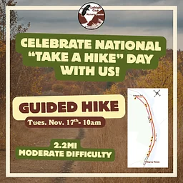 “Take A Hike” Day Guided Hike