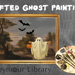Thrifted Ghost Painting