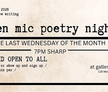 open mic poetry night