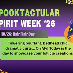 Spooktacular Spirit Week: Hair Flair Day