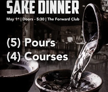 Immersive Sake Tasting and Dinner in The Forward Club