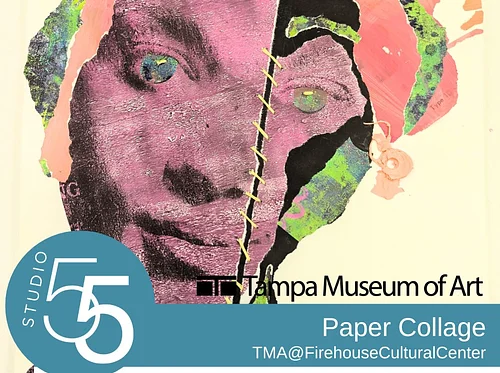 Studio 55 | Paper Collage | TMA@FirehouseCulturalCenter