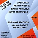 BARRY ALTSCHUL, JOE FONDA, KENNY WESSEL & HAYES GREENFIELD