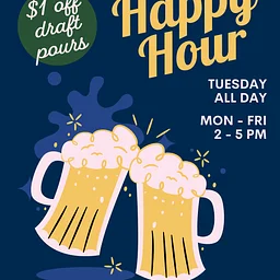 HAPPY HOUR ALL DAY!
