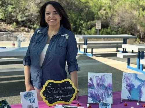Art in Bloom: Acrylic Pour Painting Workshop