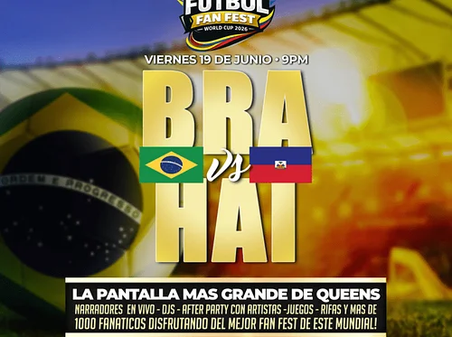 BRASIL vs HAITI - #1 FUTBOL FAN FEST VIEWING PARTY