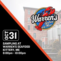 Baxter Sampling at Warren's Seafood Halloween Bash