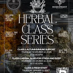 Herbal Series Class 1: Autumn Immune Support with Karyn Schwartz of SugarPill