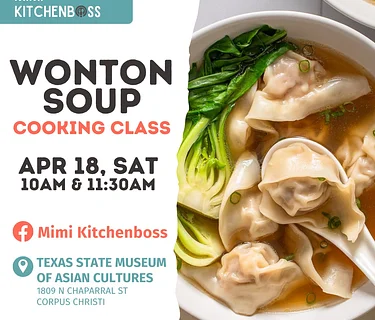 April 18th Wonton Soup class