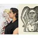 Workshop: Speculative Bodies in Linocut, led by Madyha Leghari