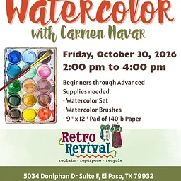 Watercolor Class with Carmen Navar - August (Copy) (Copy)