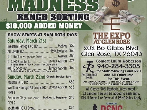 March Madness Ranch Sorting