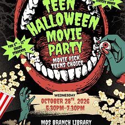 Teen Halloween Movie Party @MOS