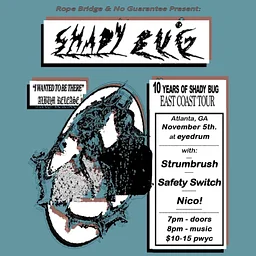 SHADY BUG, Strumbrush, Safety Switch, Nico!